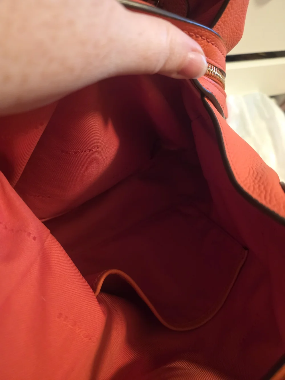 Coach Edie 30 Shoulder Bag in Coral